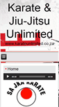 Mobile Screenshot of karateunlimited.co.za